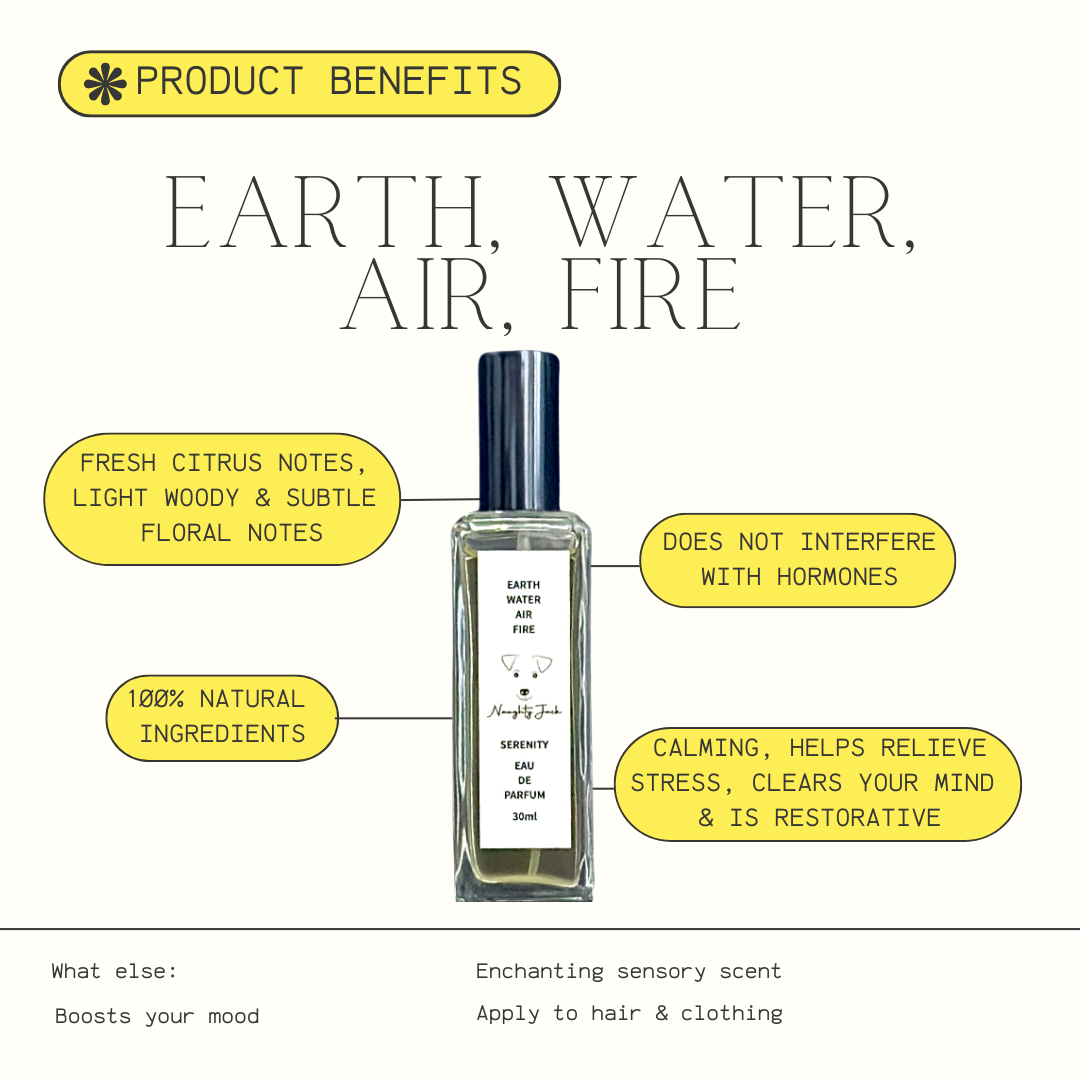 Serenity – Earth, Water, Air, Fire 100% Natural Perfume